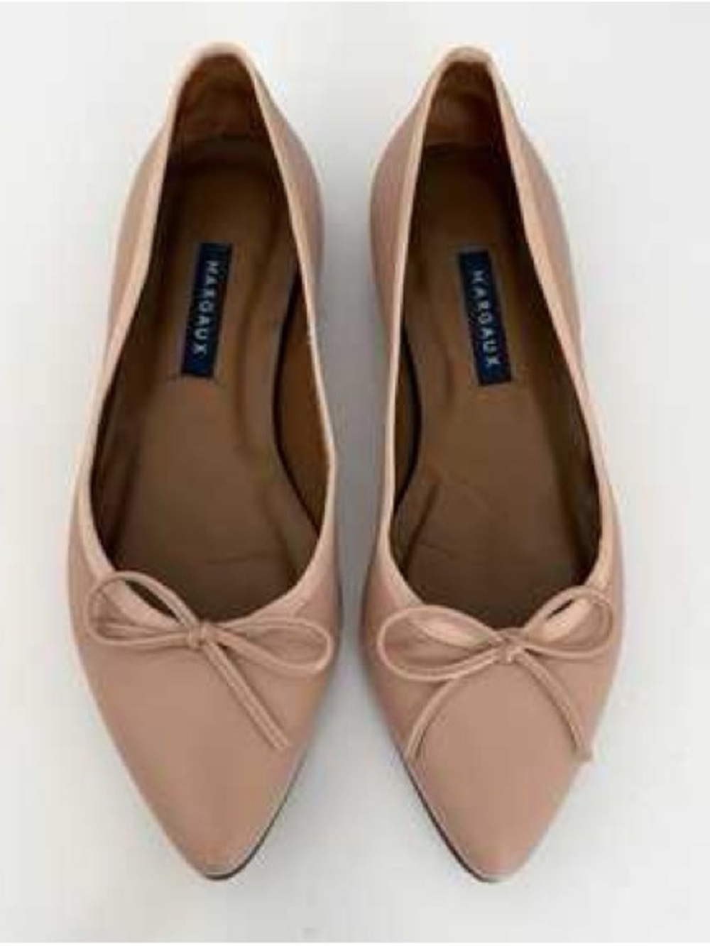 Margaux ‘The Pointe’ Pointed Toe Bow Ballet Flats